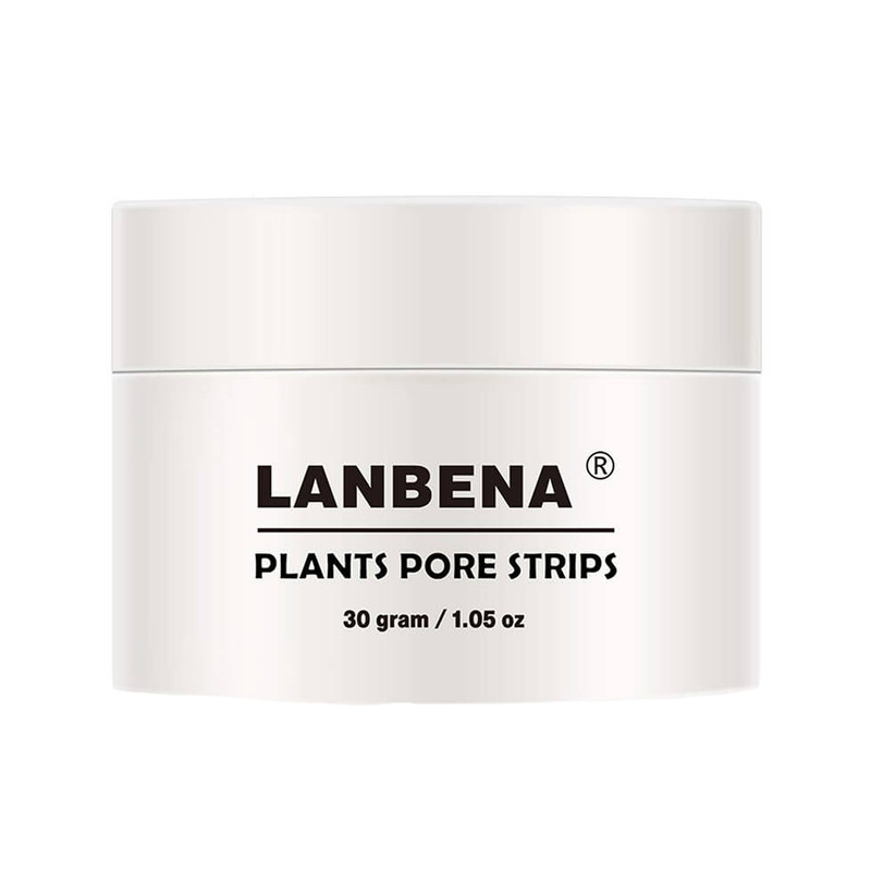 ماسک پاک کننده بینی کرمی لنبنا مدل PLANTS وزن 30 گرم بسته 60 عددی کوچک‌کننده منافذ، رفع جوش سرسیاه، ضد حساسیت و مناسب استفاده روزانه