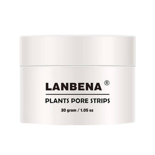 ماسک پاک کننده بینی کرمی لنبنا مدل PLANTS وزن 30 گرم بسته 60 عددی کوچککننده منافذ، رفع جوش سرسیاه، ضد حساسیت و مناسب استفاده روزانه