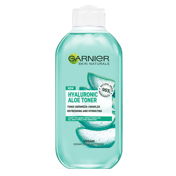 تونر پاک کننده صورت گارنیه مدل Aloe حجم 200ml اورجیناا