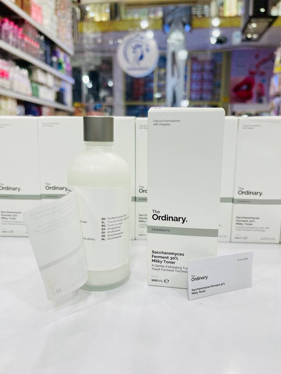 تونر ملایم شیر ساکارومیس ordinary بارکددار اصل ۱۰۰ml