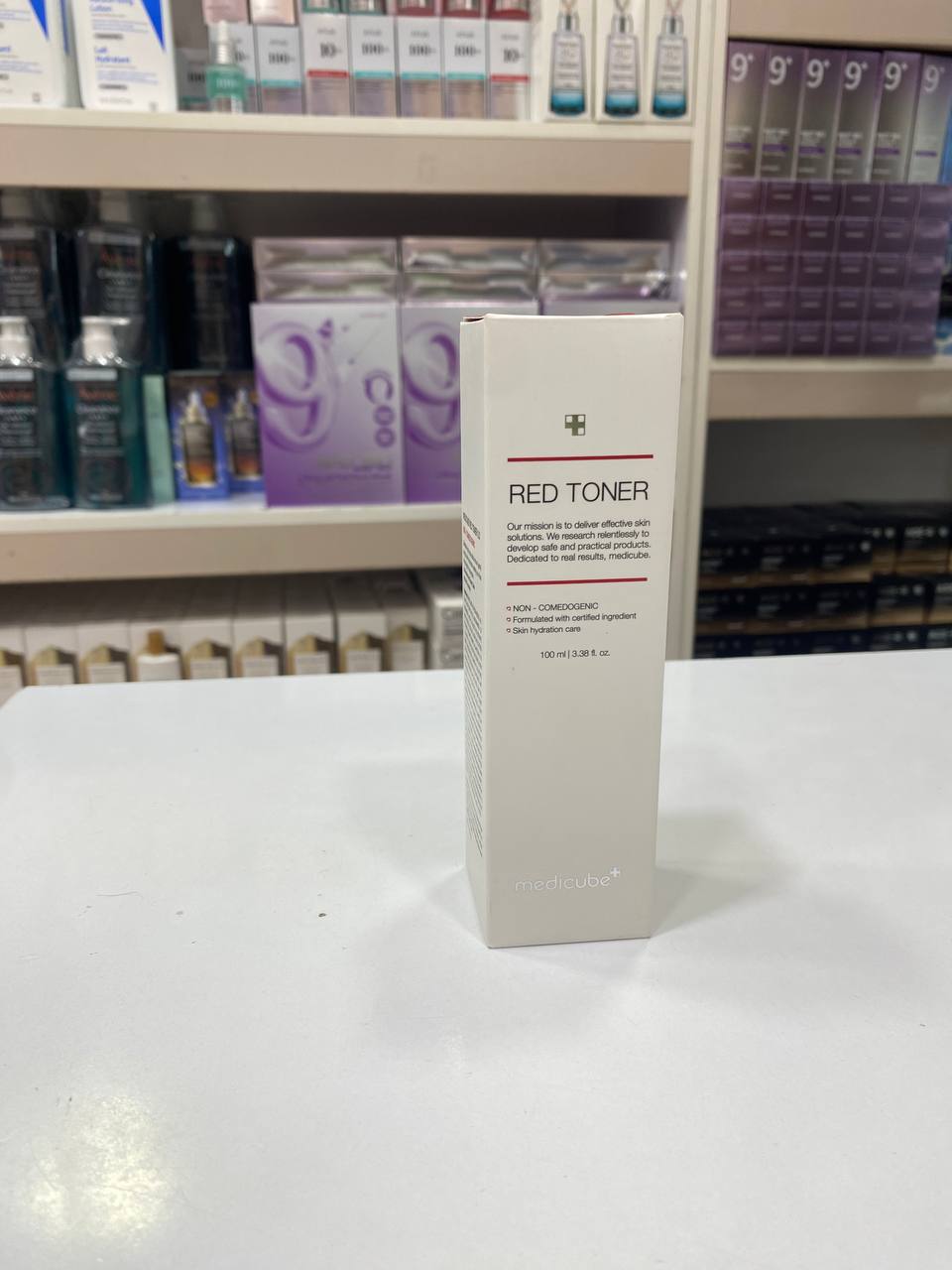 عنوان فارسی: تونر قرمز مدیکوب مدل Red Toner حجم ۱۰۰ml اصل کنترل منافذ باز و لایه بردار