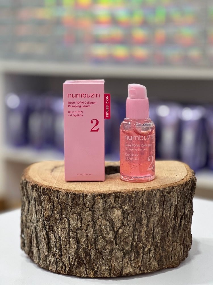 سرم حجم‌دهنده و جوانساز شماره ۲ نامبوزین مدل Rose PDRN Collagen