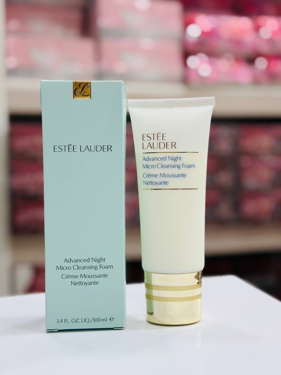 فوم پاک‌کننده صورت استی لادر مدل Advanced Night Micro Cleansing Foam حجم ۱۰۰ میل